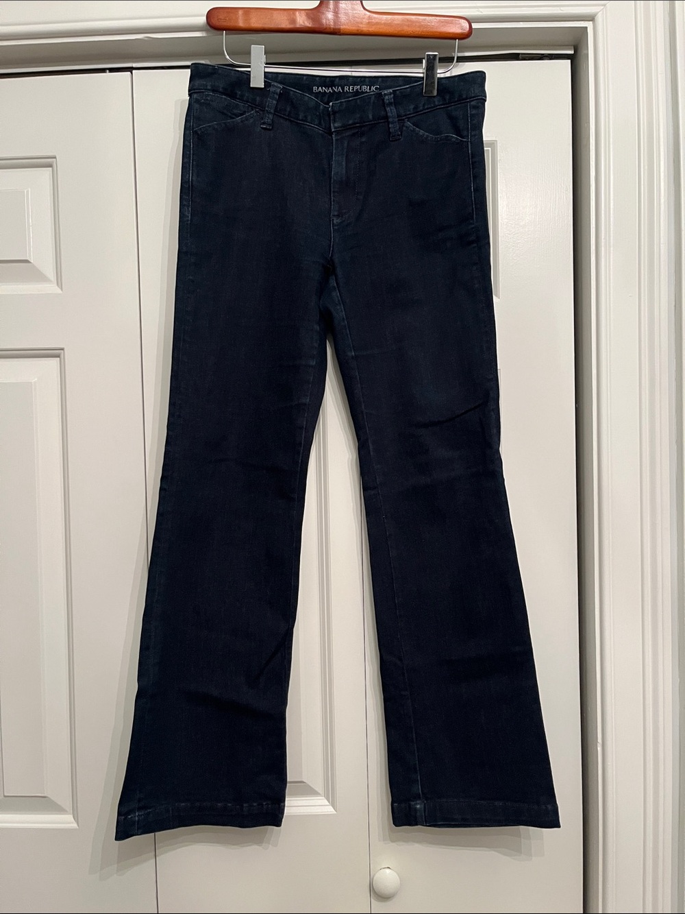 Banana Republic Women's Dark Navy Straight-Leg Jeans 27S
